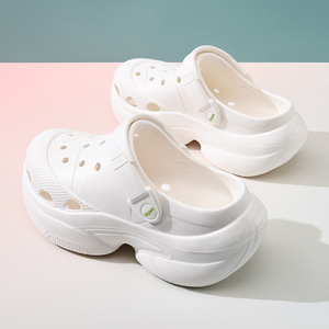 Women's Platform <b>Clogs</b> Thick Sole Breathable EVA Beach Sandals Closed Toe Summer Outdoor Wear - Product Image 2