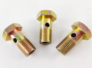 <span class=keywords><strong>Pompe</strong></span> de transfert de carburant en acier inoxydable à filetage grossier personnalisée en usine, vis creuse, passage d'huile hydraulique, raccord de tuyau d'huile - Product Image 6