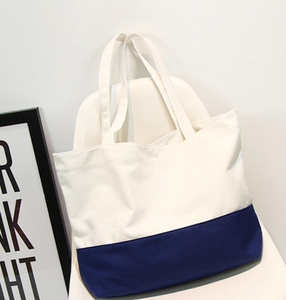 Wholesale Shoulder Heavy Canvas Cotton Handbag Shopping <b>Bag</b> Customized LOGO Label - Product Image 5