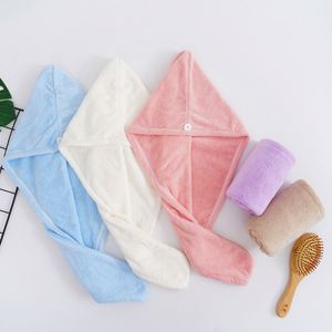 Serviette Turban de Salon en Microfibre Ultra Douce et Super Absorbante à Séchage Rapide pour Cheveux, Idéale pour Femmes - Vente en Gros - Product Image 2