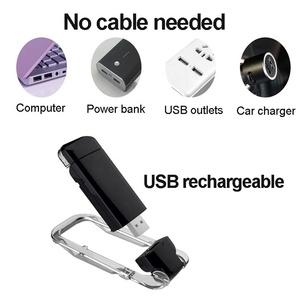 ไฟอ่านหนังสือแบบหนีบขนาดเล็ก 3 ระดับความสว่าง ชาร์จผ่าน USB ไฟ LED พับได้ ใช้เป็นที่คั่นหนังสือได้ เหมาะสำหรับเด็กและนักเรียน - Product Image 5