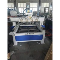 Meilleures ventes 2026 : Machine de sculpture rotative 1 à 4 têtes, Machine de gravure à 4 têtes (2.2kW*4) pour le travail du bois et l'artisanat, Graveur de relief