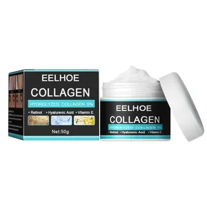 EELHOE – crème hydratante pour le visage au collagène, rétinol, acide hyaluronique naturel, vitamine E, soins pour la peau des hommes, Anti-rides