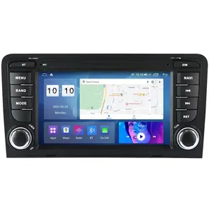 7'' car radio 1 din for Audi A3 8P S3 RS3 touch screen with DSP 360 panorama view car radio player android 11
