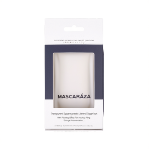 Transparent Square Plastic <b>Jewelry</b> Display <b>Box</b> With Floating Effect <b>For</b> <b>Necklace</b> Earrings Ring Storage Presentation - Product Image 2
