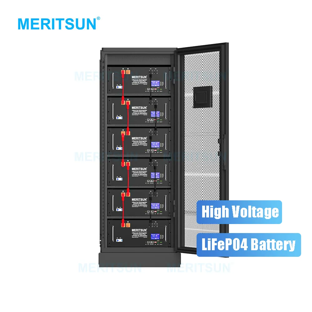 Meritsun High Voltage 384V 100Ah lifepo4 power storage battery supplier lithium iron phosphate battery