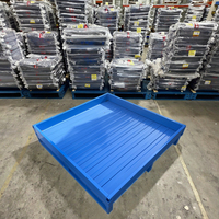 Palette métallique Euro robuste CASE CARTER OEM, conteneur en acier, 4 voies, 1200x1000mm, capacité 1000kg, pour stockage en entrepôt