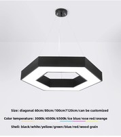 Luminaire suspendu à LED à intensité variable pour l'éclairage intérieur des bureaux