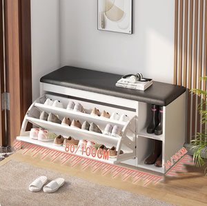 Nordic Creative Leather Door Entry Modern Internet Celebrity <b>Stool</b> Sofa Cloakroom Shoes Bench for Home Bedside Bedroom for - Product Image 6