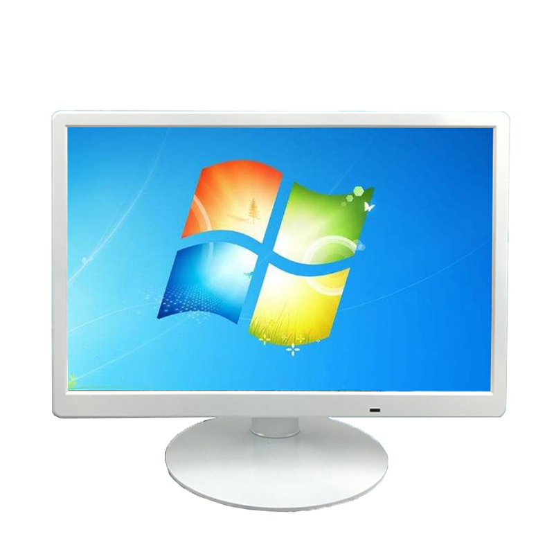 <strong>19</strong>-<strong>Inch</strong> LED Desktop <strong>PC</strong> <strong>Monitor</strong> White 16:10 Ratio Full Functionality with Speaker Glare-Free Surface New Product