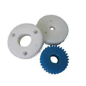 Machining Custom Cnc Injection Plastic Peek POM PPE PFA PA Gear Nylon Spur Ring Gear Small Plastic Gear