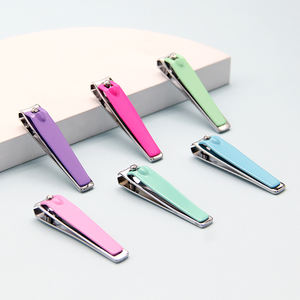 2020 Guangzhou Custom Großhandel Kohlenstoffs tahl Nagel knipser Edelstahl Zehen Finger Nagel knipser Erwachsene Babys gebogene Klinge - Product Image 4