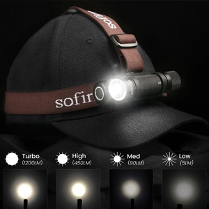 Sofirn SP40A 최저가 하이 퀄리티 헤드램프 1200lm LH351D LED 90CRI 방수 충전식 헤드라이트 수리 하이킹 - Product Image 1