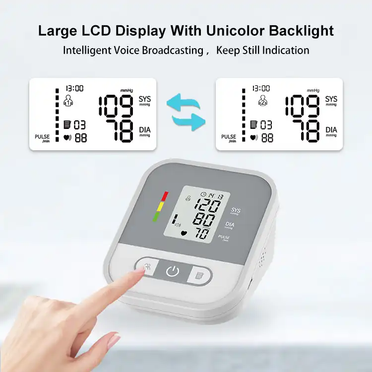 Misuratore di pressione sanguigna digitale elettronico misuratore di pressione sanguigna da braccio medico automatico
