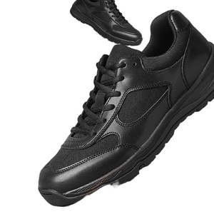 Chaussures de sport pour hommes Skin King 15, en cuir patchwork, semelle en caoutchouc, talon bas, chaussures de fitness - Product Image 1