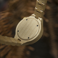 Montre en bois élégante et légère DODO DEER avec logo personnalisé, en bambou coloré pour femme, cadeau d'affaires tendance et surprenant