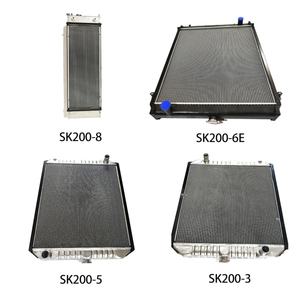 Radiador para Komatsu PC200-6, Núcleo de Radiador 206-03-61411 2060361411, Tanque de Agua de Aluminio, Sistema de Refrigeración, Repuesto para Motor 6D102 - Product Image 5