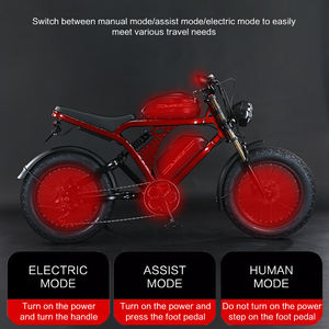 Vélo électrique tout-terrain AKEZ Kingkong 1500W 52V 55Ah en alliage d'aluminium pour adultes, pneus larges, puissant, haute vitesse, stock USA - Product Image 2