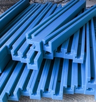 Bas coefficient de frottement de flexibilité légère de conception de construction avec des services d'OEM Guides à chaînes en nylon résistants à l'usure de MC