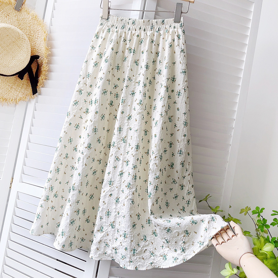 ●Sinoon●Frill Midi Skirt★韓国の人気★日本未入荷 Sinoon Lace Midi Skirt (Melange Grey)