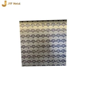 แผ่นเหล็กสแตนเลส 304 ลายสลักแบบโบราณสีทองแดงบรอนซ์ รุ่น LL228 สำหรับตกแต่ง  ผ่านกระบวนการรีดเย็น ตัด และดัดขึ้นรูป - Product Image 4