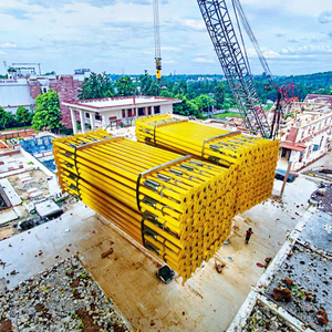 Étais de coffrage en béton Xinxing, étais de soutènement galvanisés, pièces d'échafaudage en acier réglables pour la construction, étais métalliques Acrow - Product Image 3