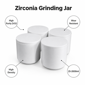 Contenitore in Zirconia da 250ml di Alta Qualità Samy Factory per Macinazione Elettrica, Serbatoio di Lavorazione per Mulino a Sfere da Laboratorio - Product Image 3