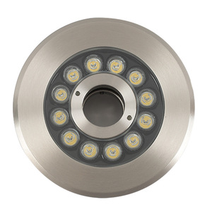 Projecteur LED rond en acier inoxydable pour fontaine, étanche IP68, blanc neutre 4100K, DC 12V, Ra80, garantie 3 ans pour installations aquatiques - Product Image 3