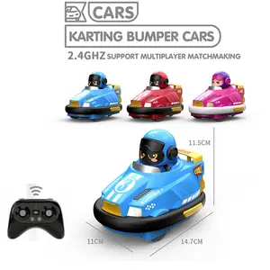 2.4G Remote Control Car Toys Multiplayer RC Karting Bumper Cars Stunt RC Battle Cars with Bounce Driver