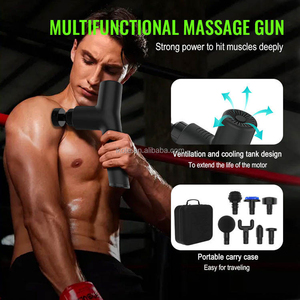 Pistola de Masaje Térmica Portátil, Recargable, 4000mAh, 6 Velocidades, Masajeador Manual para Aliviar el Dolor Muscular Corporal - Product Image 4