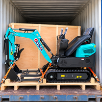 PENGIRIMAN GRATIS China Excavator Mini Murah Mini Digger Grosir 1 Ton 2 Ton 3.5 Ton Harga Micro Bagger Dengan Bucket Thumb