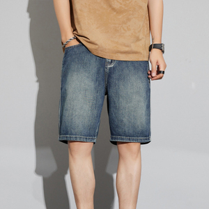 Shorts <span class=keywords><strong>en</strong></span> jean délavés vintage pour hommes avec logo personnalisé de haute qualité et à bon prix Shorts <span class=keywords><strong>en</strong></span> jean - Product Image 6