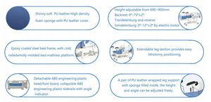 كرسي فحص نسائي محمول وصحي وبأسعار معقولة، طاولات فحص طبية نسائية - Product Image 5
