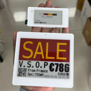 Etiquetas Electrónicas de Precio para Estantes, con Pantalla de Tinta Electrónica, NFC, EPD, ESP32, API, SPI, 2.4GHz, Software, Bluetooth, BLE5.0 - Product Image 2