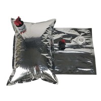 Sac à bavoir aseptique en aluminium 1-220L dans une boîte vin 3L 5L 20L sac d'emballage pour boisson liquide café boissons avec robinet distributeur dans une boîte