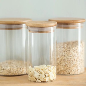 広口竹蓋2オンス4オンス8オンス16オンスガラス瓶食品ジャムキャンドル用 - Product Image 6