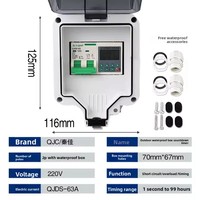 Minuteur numérique Qin Jia 63A avec affichage pour pompe à eau, cuiseur à riz, chargeur de voiture