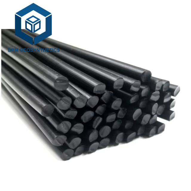 Hdpe Geomembrane Welding Rod 3mm 3.5mm 4.0mm Plastic Black Welding Rod