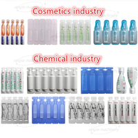 Mesin Pembentuk, Pengisi, dan Penyegel Ampul Plastik Otomatis untuk Minuman, Makanan, Bahan Kimia, Kosmetik, Parfum, dan Cairan Oral