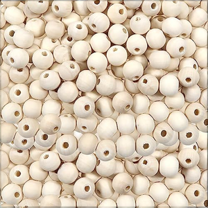 Vente en gros de perles en bois rondes FAIZA CRAFT FC-8136 en graines de Bodhi naturelles de 10 mm, pour la méditation, la fabrication de bijoux et de bracelets DIY - Product Image 2