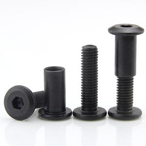 <span class=keywords><strong>Écrou</strong></span>s et boulons de connexion pour meubles M6 M8 en acier inoxydable noir à <span class=keywords><strong>tête</strong></span> plate et six pans creux (<span class=keywords><strong>Allen</strong></span>) - Product Image 3