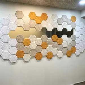 Panel dinding poliester dengan kepadatan rendah untuk dekorasi yang mudah