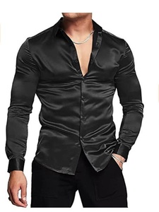 Chemise à manches longues pour homme, nouvelle collection automne-hiver, couleur unie, vêtement de détente ample et confortable, - Product Image 6