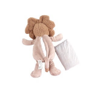 Muñeco de peluche con cuentas de arcilla, muñeco térmico apto para microondas para terapia de calor, regalo suave y reconfortante para niños - Product Image 2