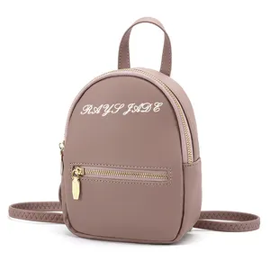 Moda Multi-função Bonito Mulheres de Mini Senhoras Mochila de Couro PU Pequena Mochila Para Adolescentes Meninas mulheres corpo cruz bolsa de ombro