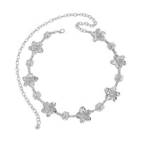 Chaîne de taille de danse pour femme, plaquée or 18 carats, avec coquillage plaqué or de Dubaï, motif petit sac à main, finition argent chromé, personnalisable