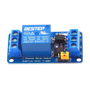 Beichen cao thấp kích hoạt 1-kênh điện từ Relay module với Dual optocoupler cô lập hỗ trợ 3V 5V 12V 24V 10A - Product Image 5