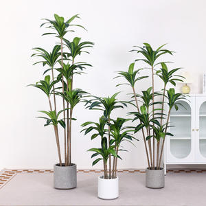 Nueva Planta Artificial de Madera Brasileña Verde, Resistente a los Rayos UV, Ecológica, Duradera, Diseño Moderno para Sala de Estar, Interior/Exterior - Product Image 2