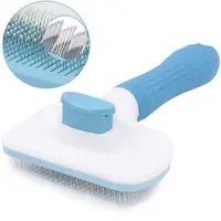 Escovas animais para limpeza de cachorros e gatos, pente emaranhado para remover o cabelo, escovas antiderrapantes, melhora a circulação