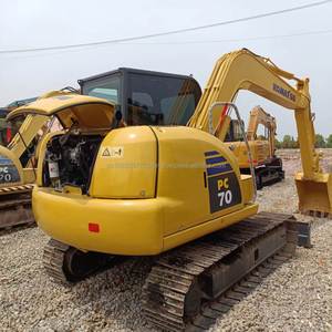Mini-excavatrice Komatsu PC70 d'occasion de 7 tonnes à vendre – Excavatrice hydraulique sur chenilles – Prix Komatsu PC70 - Product Image 2